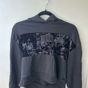 PINK Victoria's Secret Charcoal and Black Sweater